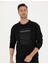 Erkek Siyah Regular Fit Sweatshirt 50273325-VR046 1