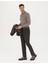 Erkek Kahverengi Slim Fit Kumaş Pantolon 50260475-VR029 3