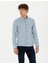 Erkek Açık Lacivert Slim Fit Uzun Kollu Gömlek 50276025-VR059 1
