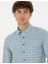 Erkek Açık Lacivert Slim Fit Uzun Kollu Gömlek 50276025-VR059 2