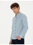 Erkek Açık Lacivert Slim Fit Uzun Kollu Gömlek 50276025-VR059 3