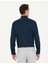 Erkek Lacivert Slim Fit Uzun Kollu Basic Gömlek 50277147-VR033 5