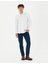 Erkek Petrol Slim Fit Uzun Kollu Gömlek 50278868-VR102 4