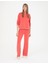 Kadın Nar Çiçeği Oversize Sweatshirt 50282632-VR239 4