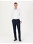 Erkek Beyaz Slim Fit Uzun Kollu Gömlek 50275684-VR013 4