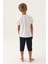 Erkek Çocuk Krem Pijama Takım 50291570-VR071 4