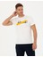 Erkek Ekru Slim Fit Tişört 50272503-VR019 2