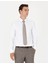 Erkek Beyaz Slim Fit Uzun Kollu Basic Gömlek 50277780-VR013 3