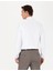 Erkek Beyaz Slim Fit Uzun Kollu Basic Gömlek 50277780-VR013 5