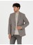 Erkek Kahverengi Slim Fit Yün Karışımlı Ceket 50273155-VR029 3