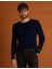 Erkek Lacivert Slim Fit Triko Kazak 50194126-VR033 2