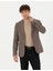 Erkek Kahverengi Slim Fit Ceket 50276546-VR029 1