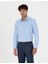 Erkek Koyu Mavi Slim Fit Uzun Kollu Gömlek 50277784-VR032 3