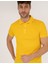 Erkek Sarı Slim Fit Polo Yaka Merserize Tişört 50262665-VR044 2