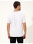 Erkek Beyaz Slim Fit V Yaka Basic Tişört 50251677-VR013 5