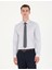 Erkek Gri Slim Fit Uzun Kollu Basic Gömlek 50277147-VR024 1