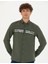 Erkek Haki Slim Fit Uzun Kollu Gömlek 50274061-VR027 3
