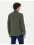 Erkek Haki Slim Fit Uzun Kollu Gömlek 50274061-VR027 5