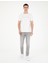 Erkek Beyaz Slim Fit Tişört 50285389-VR013 4