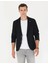 Erkek Siyah Ekstra Slim Fit Blazer Ceket 50269735-VR046 3