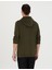 Erkek Haki Regular Fit Kapüşonlu Sweatshirt 50273895-VR027 5