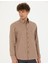Erkek Kahverengi Regular Fit Uzun Kollu Gömlek 50274597-VR029 3