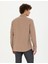 Erkek Kahverengi Regular Fit Uzun Kollu Gömlek 50274597-VR029 5