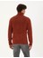 Erkek Kiremit Regular Fit Balıkçı Yaka Yün Karışımlı Triko Kazak 50278103-VR031 5