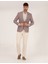 Erkek Gül Kurusu Keten Karışımlı Blazer Ceket 50264619-VR026 4
