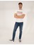 Erkek Beyaz Slim Fit Pierre Cardin Baskılı Bisiklet Yaka Tişört 50269472-VR013 4
