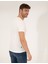 Erkek Beyaz Slim Fit Pierre Cardin Baskılı Bisiklet Yaka Tişört 50269472-VR013 5
