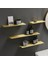 Beyaz 30CM Tarzı Fırçalanmış Altın Siyah Beyaz Banyo Depolama Rafı cm Modern Banyo Rafları Mutfak Duvar Raf Ev Aksesuarları (Yurt Dışından) 2