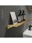 Beyaz 30CM Tarzı Fırçalanmış Altın Siyah Beyaz Banyo Depolama Rafı cm Modern Banyo Rafları Mutfak Duvar Raf Ev Aksesuarları (Yurt Dışından) 3