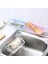 Beyaz Stil Plastk Raf Mutfak Süngeri Tutucu Raf Drenaj Sepeti Çift Vantuzlu Ev Banyo Banyo Rafları Mutfak (Yurt Dışından) 3