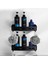 Bs-01-6c Tarzı Köşe Raf Siyah Duş Depolama Rafı Alüminyum Şampuan Tutucu Duvara Monte Organizatör Askı Banyo Caddy Mutfak Aksesuarları (Yurt Dışından) 5
