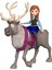 Disney Frozen Anna Küçük Bebek ve Sven Ren Geyiği Figürü - HLX03 3