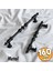 Şehzade Kulp Mobilya Mutfak Dolabı Çekmece Dolap Kulpları Kapak Kulpu Kulbu Siyah 160 mm Metal 1