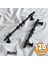 Şehzade Kulp Mobilya Mutfak Dolabı Çekmece Dolap Kulpları Kapak Kulpu Kulbu Siyah 128 mm Metal 1