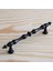 Şehzade Kulp Mobilya Mutfak Dolabı Çekmece Dolap Kulpları Kapak Kulpu Kulbu Siyah 128 mm Metal 2