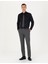 Erkek Siyah Regular Fit Uzun Kollu Basic Gömlek 50277764-VR046 4