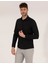 Erkek Siyah Slim Fit Oxford Gömlek 50268227-VR046 1
