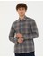 Erkek Kahverengi Regular Fit Uzun Kollu Gömlek 50274652-VR029 1