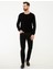 Erkek Siyah Slim Fit Triko Kazak 50218120-VR046 5