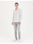 Erkek Açık Gri Slim Fit Uzun Kollu Gömlek 50274595-VR001 4