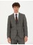 Erkek %100 Yün Füme Slim Fit Takım Elbise 50274246-VR058 4