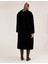 Kadın Siyah Oversize Kaban 50259463-VR046 4