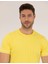 Erkek Açık Sarı Slim Fit Bisiklet Yaka Triko Tişört 50268875-VR004 2