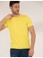 Erkek Açık Sarı Slim Fit Bisiklet Yaka Triko Tişört 50268875-VR004 3