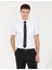 Erkek Beyaz Regular Fit Kısa Kollu Gömlek 50255264-VR013 1
