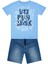 Let's Play Erkek Çocuk T-Shirt Denim Şort Takım 3